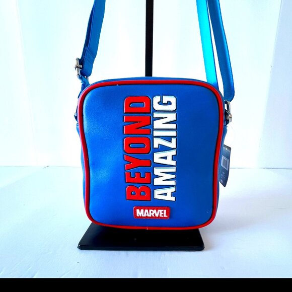 Buckle-Down Marvel Spider Man Beyond Amazing Character Collage Crossbody Bag NWT - Picture 6 of 16